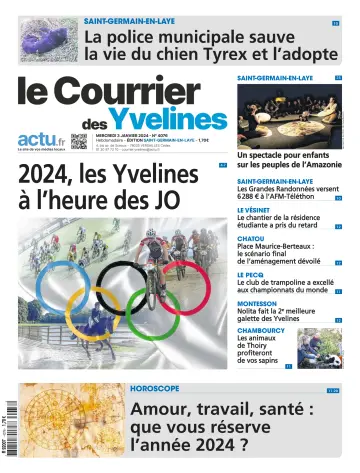 Le Courrier des Yvelines (Saint-Germain-en-Laye) - 3 Ion 2024