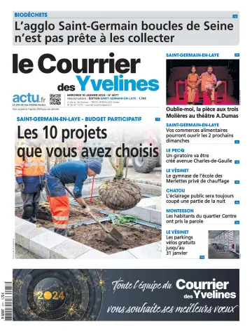 Le Courrier des Yvelines (Saint-Germain-en-Laye) - 10 янв. 2024