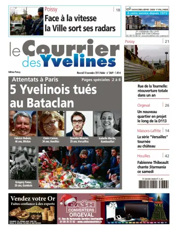 Le Courrier des Yvelines (Poissy) - 18 11월 2015