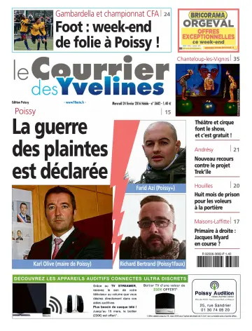 Le Courrier des Yvelines (Poissy) - 24 Feb 2016