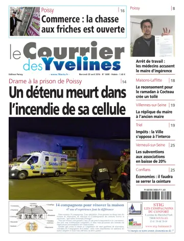 Le Courrier des Yvelines (Poissy) - 20 Apr 2016