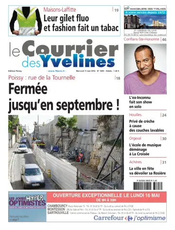 Le Courrier des Yvelines (Poissy) - 11 May 2016