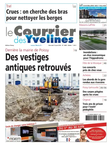 Le Courrier des Yvelines (Poissy) - 15 Jun 2016