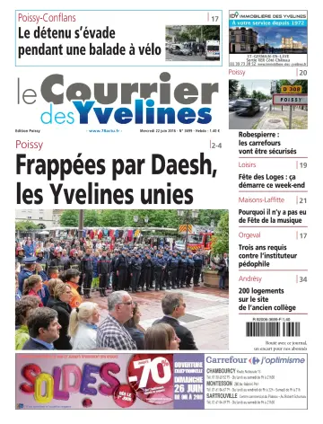 Le Courrier des Yvelines (Poissy) - 22 Jun 2016