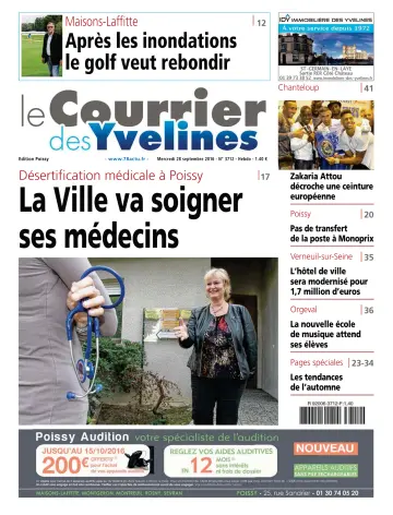 Le Courrier des Yvelines (Poissy) - 28 Sep 2016