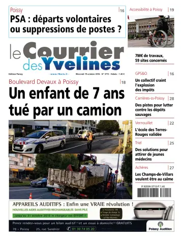Le Courrier des Yvelines (Poissy) - 19 Oct 2016