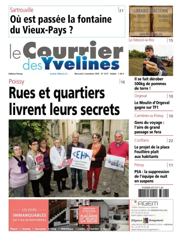 Le Courrier des Yvelines (Poissy) - 2 Nov 2016