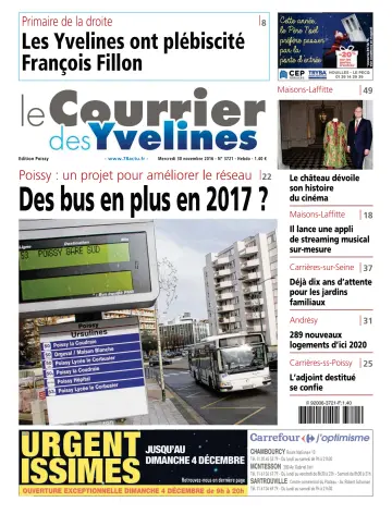 Le Courrier des Yvelines (Poissy) - 30 11월 2016