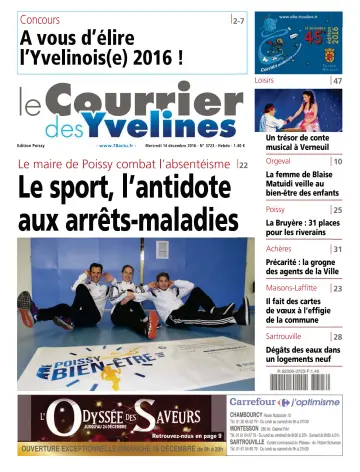 Le Courrier des Yvelines (Poissy) - 14 Dec 2016