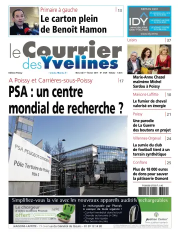Le Courrier des Yvelines (Poissy) - 1 Feb 2017