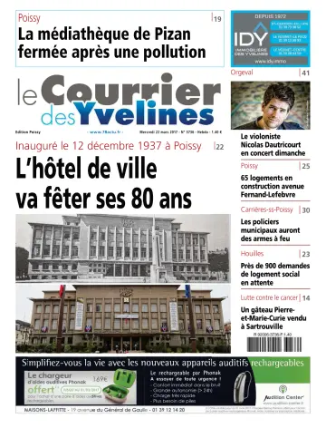 Le Courrier des Yvelines (Poissy) - 22 Mar 2017