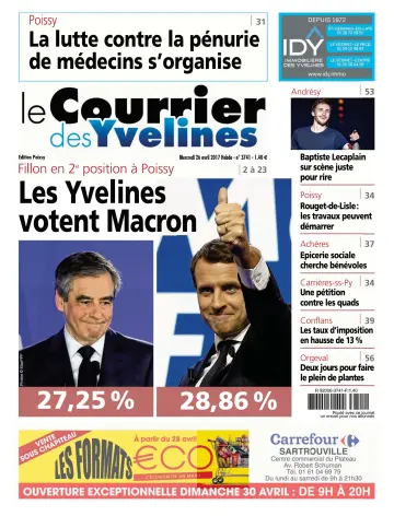 Le Courrier des Yvelines (Poissy) - 26 Apr 2017