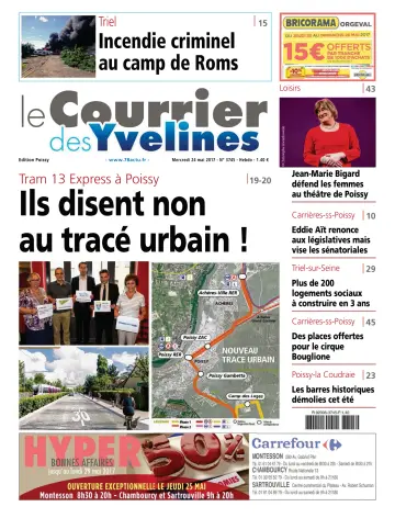 Le Courrier des Yvelines (Poissy) - 24 May 2017