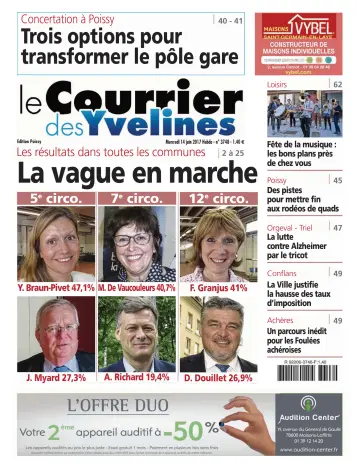 Le Courrier des Yvelines (Poissy) - 14 Jun 2017