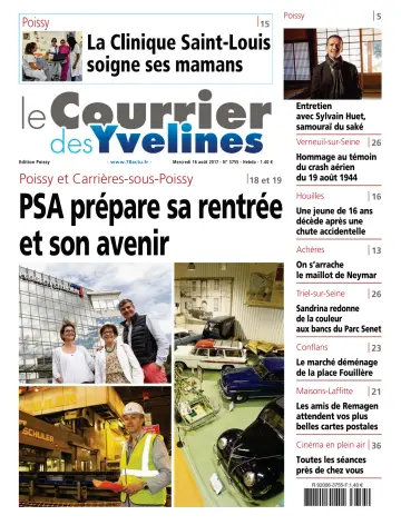 Le Courrier des Yvelines (Poissy) - 16 Aug 2017