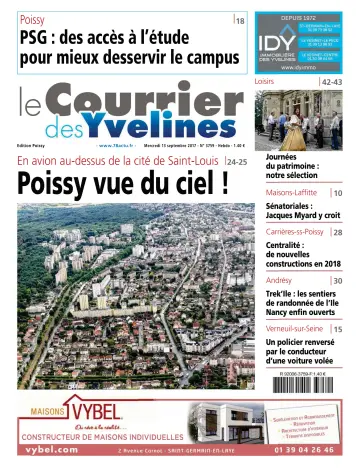 Le Courrier des Yvelines (Poissy) - 13 Sep 2017