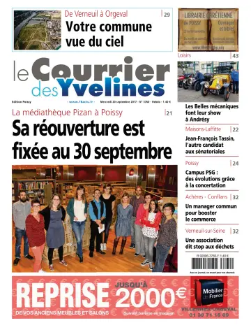 Le Courrier des Yvelines (Poissy) - 20 Sep 2017
