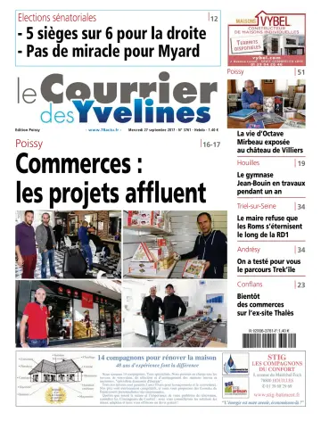 Le Courrier des Yvelines (Poissy) - 27 Sep 2017