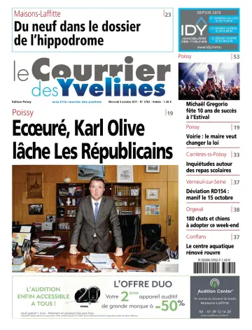 Le Courrier des Yvelines (Poissy) - 4 Oct 2017