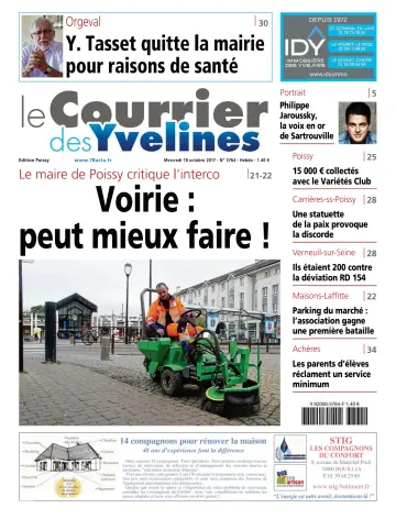 Le Courrier des Yvelines (Poissy) - 18 Oct 2017