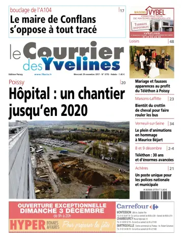 Le Courrier des Yvelines (Poissy) - 29 Nov 2017