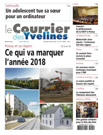 Le Courrier des Yvelines (Poissy) - 3 Jan 2018
