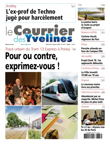 Le Courrier des Yvelines (Poissy) - 17 Jan 2018