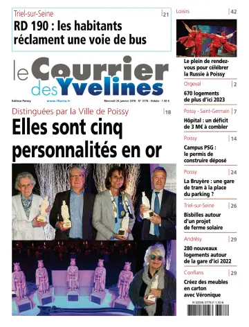Le Courrier des Yvelines (Poissy) - 24 Jan 2018