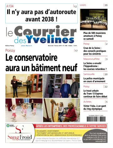 Le Courrier des Yvelines (Poissy) - 7 Feb 2018