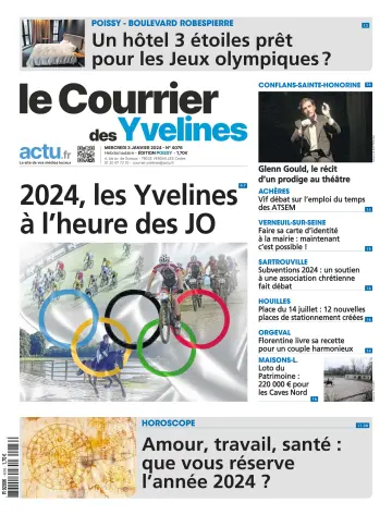 Le Courrier des Yvelines (Poissy) - 3 Ion 2024