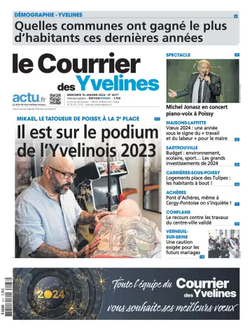 Le Courrier des Yvelines (Poissy) - 10 gen 2024