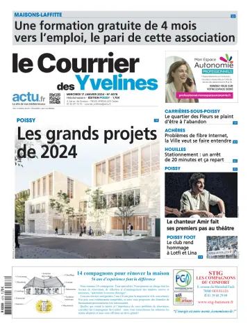 Le Courrier des Yvelines (Poissy) - 17 gen 2024