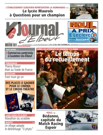 Le Journal d'Elbeuf - 19 Nov 2015