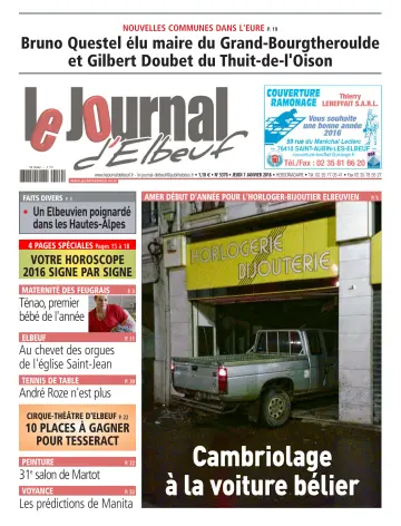 Le Journal d'Elbeuf - 7 Jan 2016