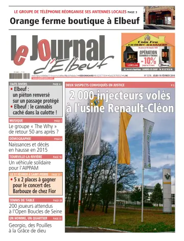 Le Journal d'Elbeuf - 18 Feb 2016