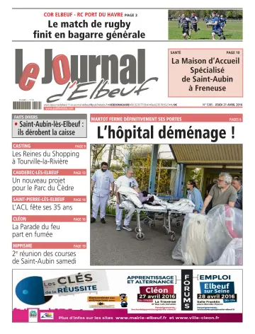 Le Journal d'Elbeuf - 21 Apr 2016