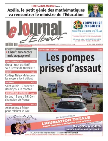 Le Journal d'Elbeuf - 26 May 2016