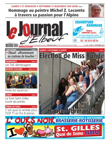 Le Journal d'Elbeuf - 1 Sep 2016