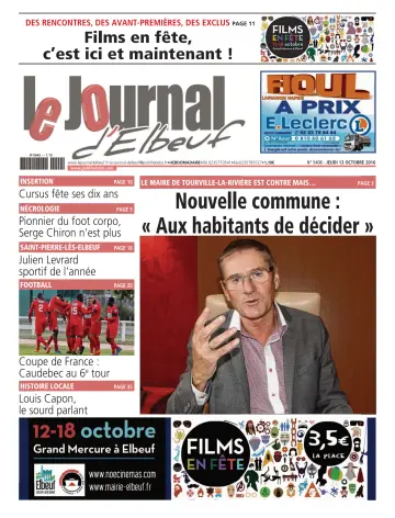 Le Journal d'Elbeuf - 13 Oct 2016