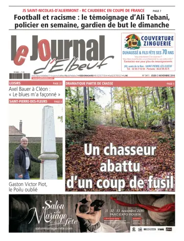 Le Journal d'Elbeuf - 3 Nov 2016