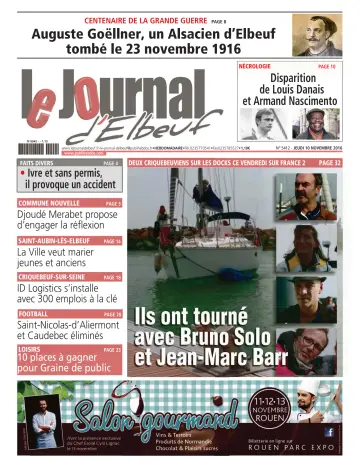 Le Journal d'Elbeuf - 10 Nov 2016