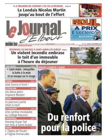 Le Journal d'Elbeuf - 24 Nov 2016