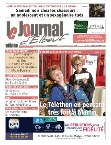 Le Journal d'Elbeuf - 1 Dec 2016