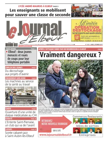 Le Journal d'Elbeuf - 2 Feb 2017