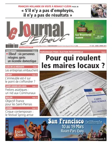 Le Journal d'Elbeuf - 2 Mar 2017