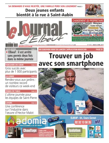 Le Journal d'Elbeuf - 6 Apr 2017