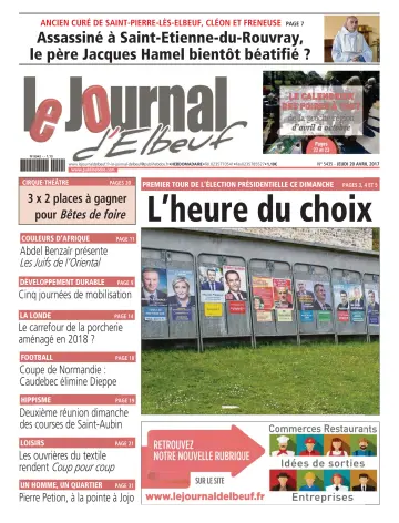 Le Journal d'Elbeuf - 20 Apr 2017