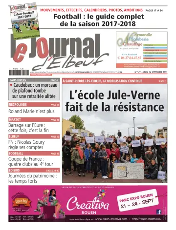 Le Journal d'Elbeuf - 14 Sep 2017