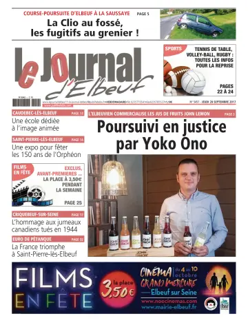 Le Journal d'Elbeuf - 28 Sep 2017