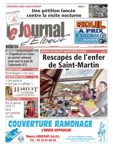 Le Journal d'Elbeuf - 26 Oct 2017